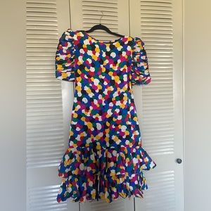 Raul Blanco 1980s 100% silk dress